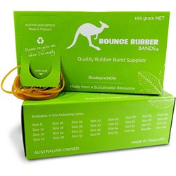 Bounce Rubber Bands Size 19 Box 100gm
