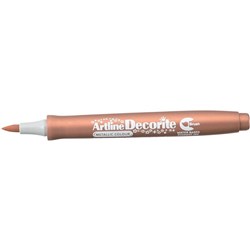 Artline Decorite Metallic Markers Brush Nib Bronze Box Of 12