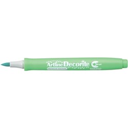 Artline Decorite Metallic Markers Brush Nib Green Box Of 12
