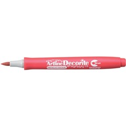 Artline Decorite Metallic Markers Brush Nib Red Box Of 12