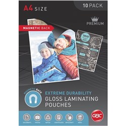 GBC Laminating Pouches A4 175 Micron Magnetic Pouch Gloss Pack Of 10