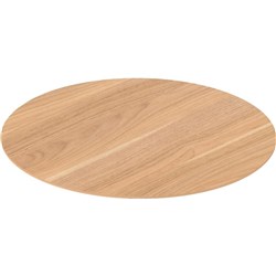 OM Premier Round Meeting Table Top Only 900 Diameter x 25mmH Virginia Walnut