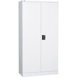 Rapidline Go Swing Door Steel Cupboard 910W x 450D x 1830mmH White