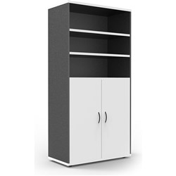 Rapidline Rapid Worker Lockable Wall Unit 900W x 450D x 1800mmH White And Ironstone