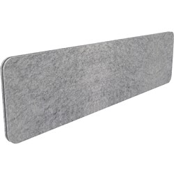Rapidline Desk Mounted Eco Panel Screen 1490W x 27D x 400mmH Marble Grey
