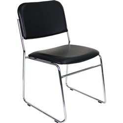 Rapidline Evo Visitor Chair Black PU