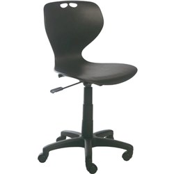 Sylex Alma Swivel Chair Polypropylene Black