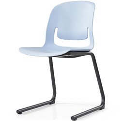 Sylex Pallete Chair Reverse Cantilever Base Polypropylene Grey Seat
