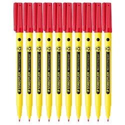 Staedtler Noris 307 Writing Pen Fine 0.6mm Red