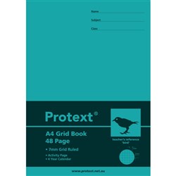 Protext A4 48pg Grid Book 7mm