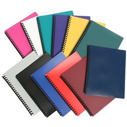 Marbig Display Book A4 Refillable 40 Pocket Assorted