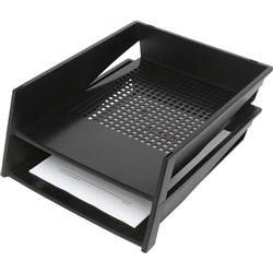 DOCUMENT STACKABLE TRAYS BLK 86310