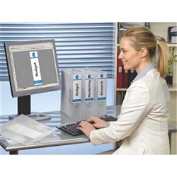 AVERY LEVER ARCH FILING LASER LABELS L7171R 200X60MM RED PK40