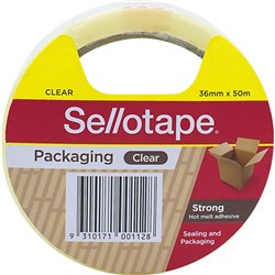 Sellotape Packaging Tape 36mmx50m Hot-Melt Adhesive Clear