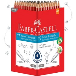 FABER-CASTELL 2001 PENCIL Junior triangular Grip HB