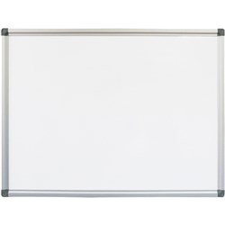 Rapidline Standard Whiteboard 1500W x 900mmH Aluminium Frame