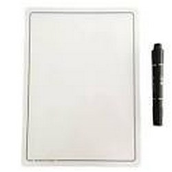 JPM EDUCATIONAL WHITEBOARD A4 DOUBLE SIDED PLAIN WITH MARKER AND ERASER
