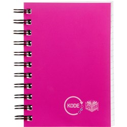 SPIRAX KODE PP NOTEBOOKS P962 148x105mm 400 Page Pink Solid