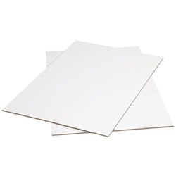 Quill Pasteboard Acid Free 510 x 635mm 4 Sheet 250gsm Pack 100 White