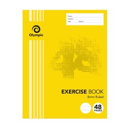 OLYMPIC STRIPE EXERCISE BOOK 48 PAGE 225x175