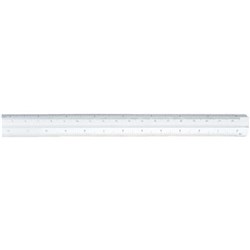 STAEDTLER TRIANGULAR SCALE RULERS - 300MM 1AS DIN 1:20 25 50 75 100 1 each