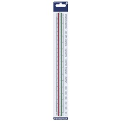 STAEDTLER TRIANGULAR SCALE RULERS - 300MM 3AS DIN 1:100 200 250 300 4 each