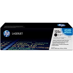 HP 125A LaserJet Toner Cartridge Black CB540A