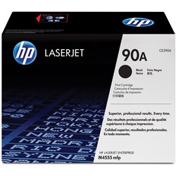 HP 90A LaserJet Toner Cartridge Black CE390A