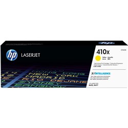 HP 410X LaserJet Toner Cartridge High Yield Yellow CF412X