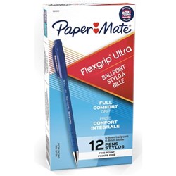 Papermate Flexgrip Ultra Ballpoint Pen Medium 1mm Blue