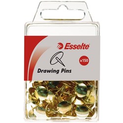 Esselte Drawing Pins Brass Pack Of 150