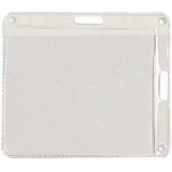 Rexel ID Pouches ID Card 2 Way Landscape or Portrait 105x90mm Pack Of 10