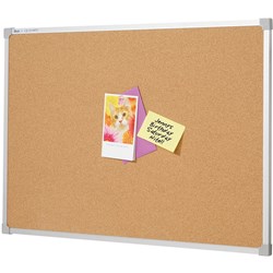 Quartet Penrite Corkboard 1200 x 900mm Aluminium Frame