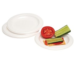 MARBIG DISPOSABLE PLATE Plastic 230mm Pack of 25 Pack of 25 *discontinued