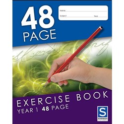 Sovereign Exercise Book Year 1 225x175mm Ruled 48 Page