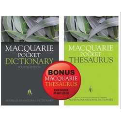 Macquarie Dictionary and Thesaurus Bundle Pocket  5th Edition