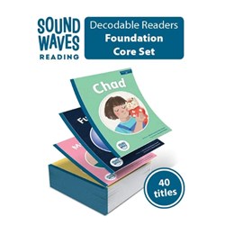 Sound Waves Decodeable Readers Kinder Core Set 40 different books