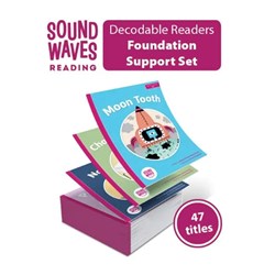 Sound Waves Decodeable Readers Kinder Support Set 47 different books