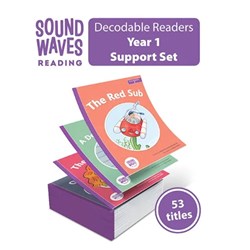 Sound Waves Decodeable Readers Year 1 Support Set 53 different books