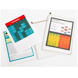 MARBIG COLOURHIDE NOTEBOOKS A4 120Pg SB With Storage Pocket