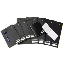 ACCOHIDE RECYCLED NOTEBOOKS 200x127mm Reporter 100Pg