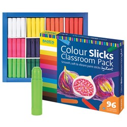 Paint Slicks by Zart Assorted Classroom Pack of 96