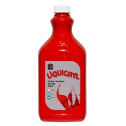 EC Liquicryl Student Paint Crimson 2 Litres