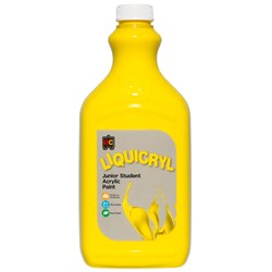 EC Liquicryl Student Paint Warm Yellow 2 Litres