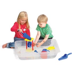 Edx Education Sand & Water Tray Only Translucent 50 x 70 x 15cm