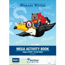 Wonder Writer Mega Activity Scrapbook 330 x 240mm 64 Page