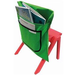 Writer Nylon Chair bags 2 pockets - Green 455mm wide