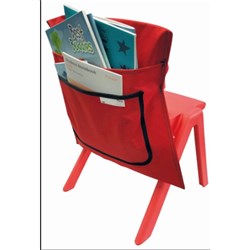 Writer Nylon Chair Bag Red 2 Pockets