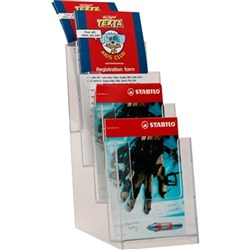 BROCHURE HOLDER DL 4 TIER STAND OR MOUNT