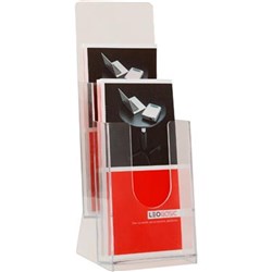 BROCHURE HOLDER DL 2 TIER STAND OR MOUNT